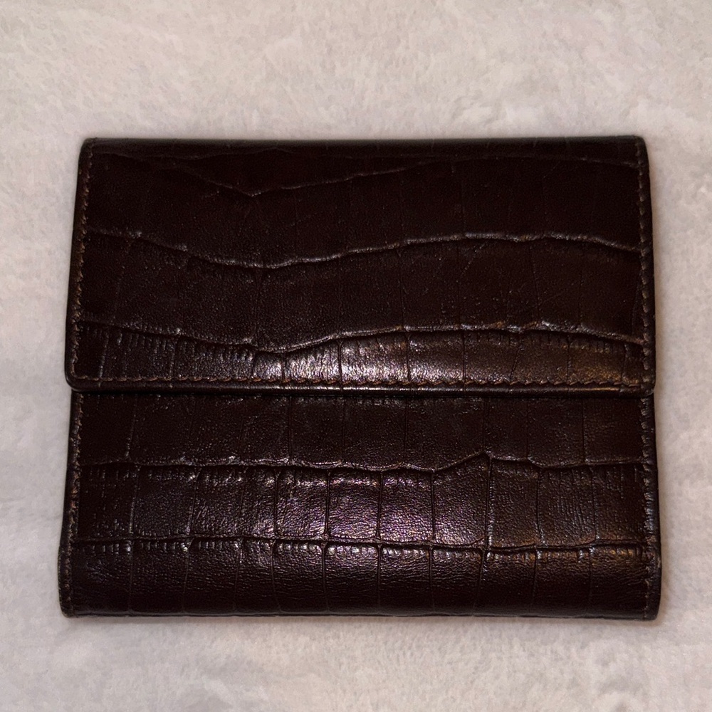 Elegant Lodis Brown Leather Wallet